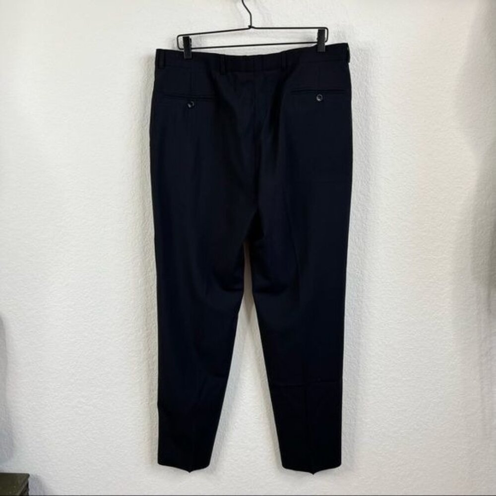 Men's Armani Collezioni Flat Front Italian Trousers - Picture 5 of 10